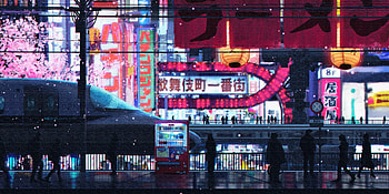 Cyberpunk City Streets , cyberpunk, city, street, deviantart HD wallpaper