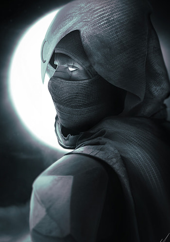 Oscar Isaac Moon Knight, Artstation, Actor portrayal HD phone wallpaper