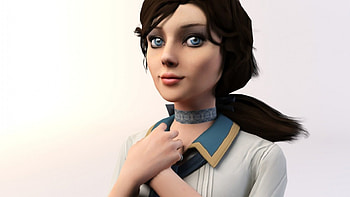 Elizabeth, bioshock infinite, girl, blue eyes, video game HD wallpaper