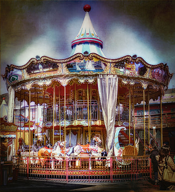 Merry-go-round, Don't you hear it? HD phone wallpaper
