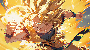 Super Saiyan Goku - Dragon Ball Z Energy Burst, Anime, Dragon Ball Z, Goku, Super Saiyan HD wallpaper