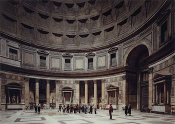 Pantheon marvel, Rome architecture, Historical landmark, Dome structure HD wallpaper