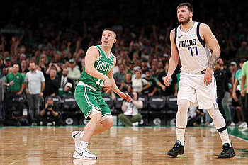 Boston Celtics vs. Luka Dončić: Basketball, basketball, NBA, Boston Celtics, Luka Dončić HD wallpaper