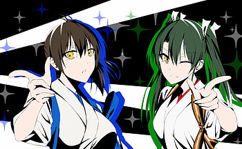 Kaga & Zuikaku, Kaga (Kancolle), Zuikaku (Kancolle), Anime, Kantai Collection HD wallpaper