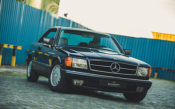 Mercedes Benz Coupe C126, C126, Mercedes, Coupe, Benz HD wallpaper