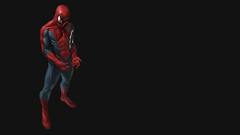 Spider man 3D Black Â· snake Black background HD wallpaper