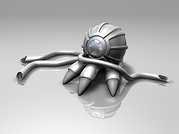 creepy cyborg, creepy-cyborg HD wallpaper