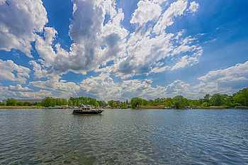 Nature, Rivers, Sky, Berlin, Clouds, Yacht, Köpenick, Kepenik HD wallpaper