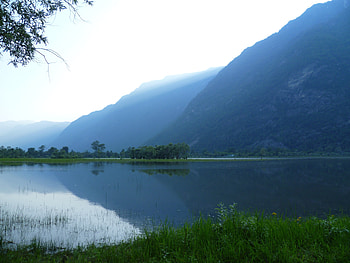 Nature, Mountain, Relaxation, Rest, Tourism, Tourists, Vacation, Altai, Teletskoye Lake, Taurus Lake HD wallpaper