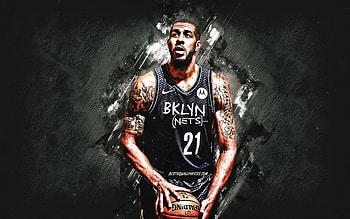 LaMarcus Aldridge, Brooklyn Nets, NBA, American Basketball Player, Stone Gray Background, Basketball, National Basketball Association, USA HD wallpaper