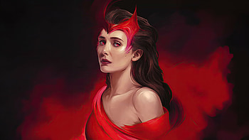 Scarlet Witch Wrath, scarlet-witch, superheroes, artwork, digital-art HD wallpaper