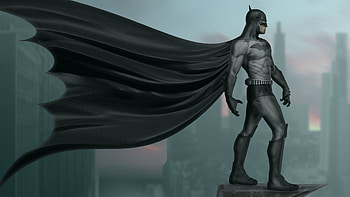 Batman At Dusk, batman, superheroes, artwork, digital-art, deviantart HD wallpaper