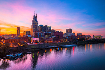 Nashville Skyline, Top security jobs, Leading security company, Safe city HD wallpaper