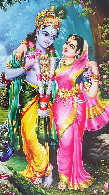 Radha Krishna , Devi Radha, Krishna Dev HD phone wallpaper