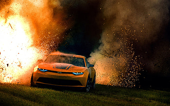 Camaro In Transformers Movie, transformers, movies, camaro, cars HD wallpaper