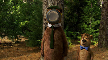 yogi bear, yogi, boo boo, forest, bear HD wallpaper