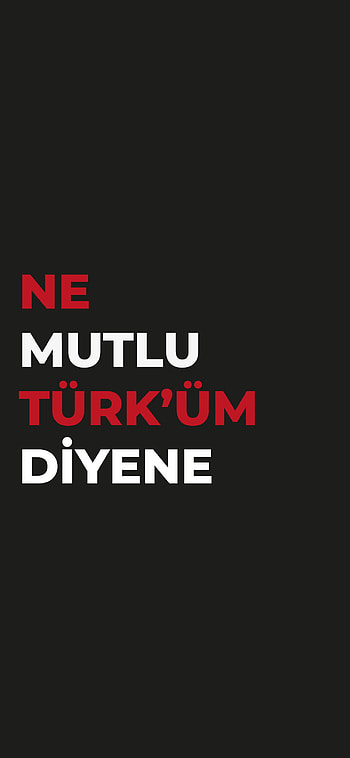 NE MUTLU TURKUM, ataturk, hcdnmezdesign, bayrak, diyene, turk, bozkurt HD phone wallpaper