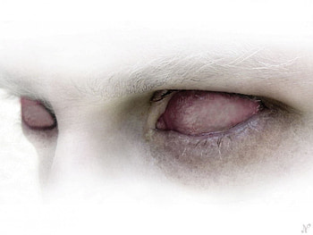 White devil eye, devil, white HD wallpaper
