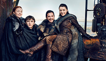 Starks Reunite Game Of Thrones Season 7, game-of-thrones-season-7, game-of-thrones, tv-shows, jon-snow, arya-stark, sansa-stark, bran-stark HD wallpaper