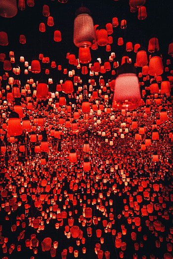 Lights, Shine, Light, Miscellanea, Miscellaneous, Lanterns, Chinese Lanterns HD phone wallpaper