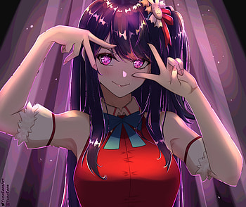 Hoshino Ai, Ai Hoshino, Anime, Oshi no Ko HD wallpaper