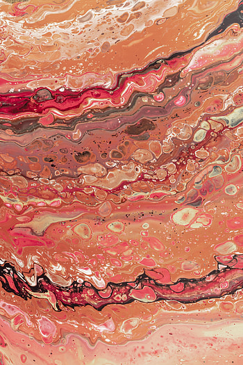 Abstract, Bubbles, Divorces, Paint, Liquid, Mixing HD phone wallpaper