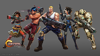 Contra: Operation Galuga Characters, video game, Contra: Operation Galuga HD wallpaper