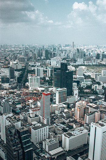Cities, Architecture, City, Building, View From Above, Thailand, Bangkok HD phone wallpaper