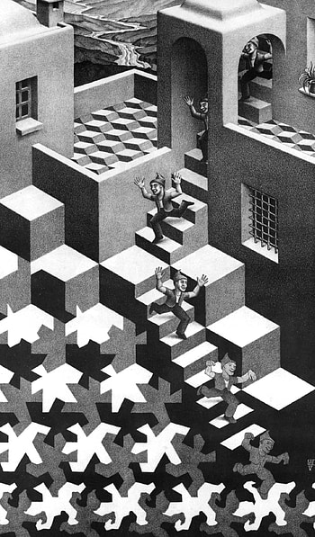 Cycle, M.C. Escher HD phone wallpaper