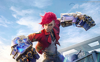 Arcane, League of Legends, poster, promo materials, Arcane League of Legends, PUBG MOBILE, main characters HD wallpaper