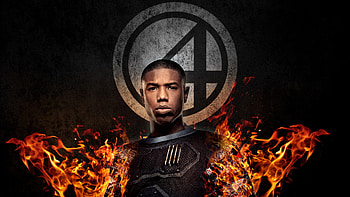 Michael B. Jordan, Human Torch HD wallpaper