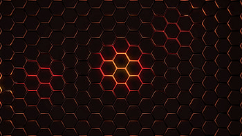 Hexagon grid, Geometry HD wallpaper