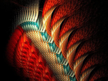 Feathers, orange, gold, turquoise HD wallpaper