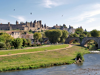 Carcassonne, Castle, France, Cities HD wallpaper