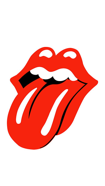 The Rolling Stones, red, white HD phone wallpaper