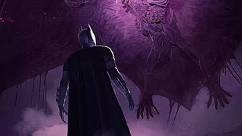 Batman V Monster, batman, superheroes, artwork HD wallpaper