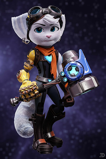 Ratchet and Clank, Dimensional rifts, Rivet's debut, Gaming adventure HD phone wallpaper