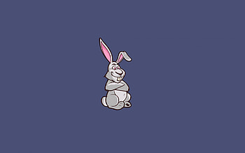Vector, Art, Minimalism, , Drawing, Rabbit HD wallpaper
