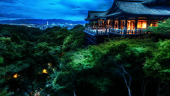 Kiyomizu Temple, Japan HD wallpaper