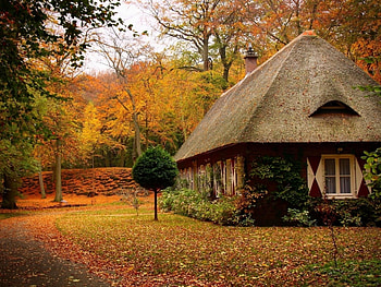 Landscape, Houses HD wallpaper