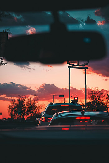 Auto, Twilight, Dark, Traffic, Movement, Dusk, View HD phone wallpaper