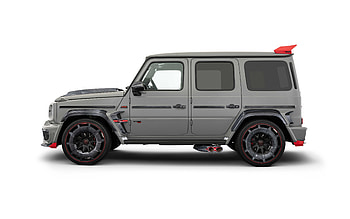 Mercedes-Benz, Brabus 900 Rocket Edition, side view, exterior, gray G63, G63 tuning, Mercedes-AMG G63, German cars HD wallpaper