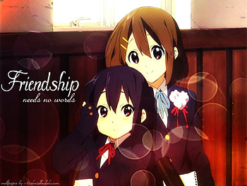 friendship, ritsu, anime, yui, mio, mugi, k-on HD wallpaper