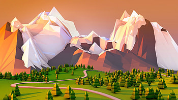 Polygon HD wallpaper