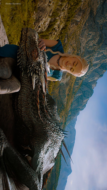 Emilia Clarke, sky, GOT, game of thrones HD phone wallpaper