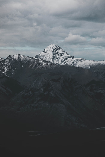 Landscape, Nature, Mountains, Clouds, Vertex, Top, Shadow HD phone wallpaper