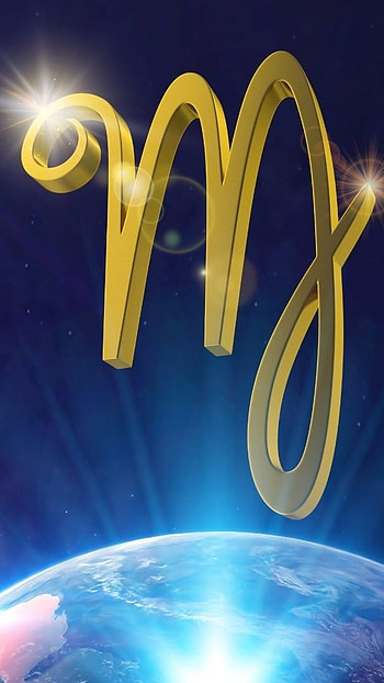 M Letter, Blue Background HD phone wallpaper