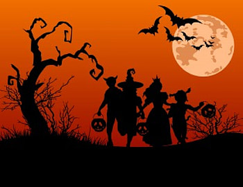 Halloween, night, october 31, moon HD wallpaper