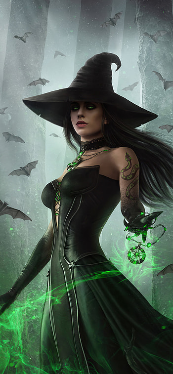 Dark fantasy witch , XS Max, , Edgy HD phone wallpaper