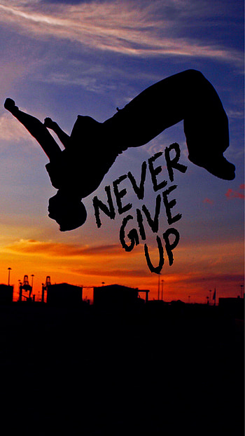 Motivation contain text "NEVER GIVE UP", motivational, quote, inspirational HD phone wallpaper